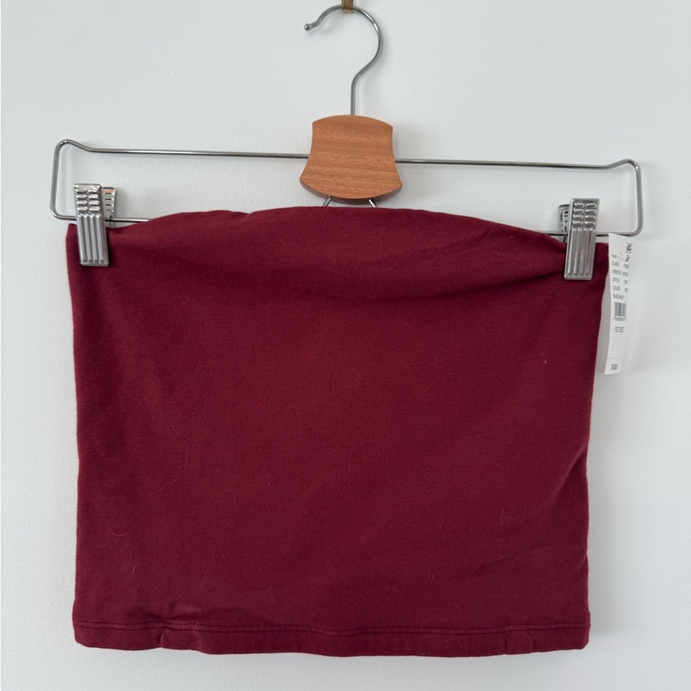 Brandy Melville Deep Red Tube Top